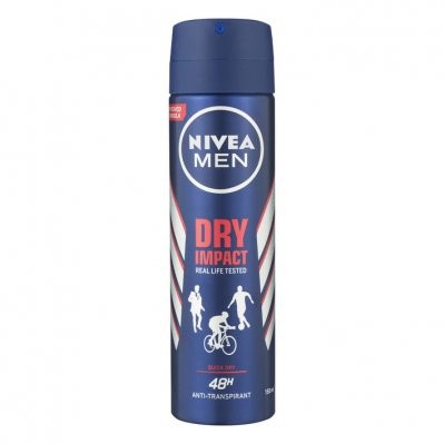 Nivea spray Dry Impact 150ml Men | Kosmetické a dentální výrobky - Pánská kosmetika - Deodoranty Nivea spray Dry Impact 150ml Men | Kosmetické a dentální výrobky - Pánská kosmetika - Deodoranty
